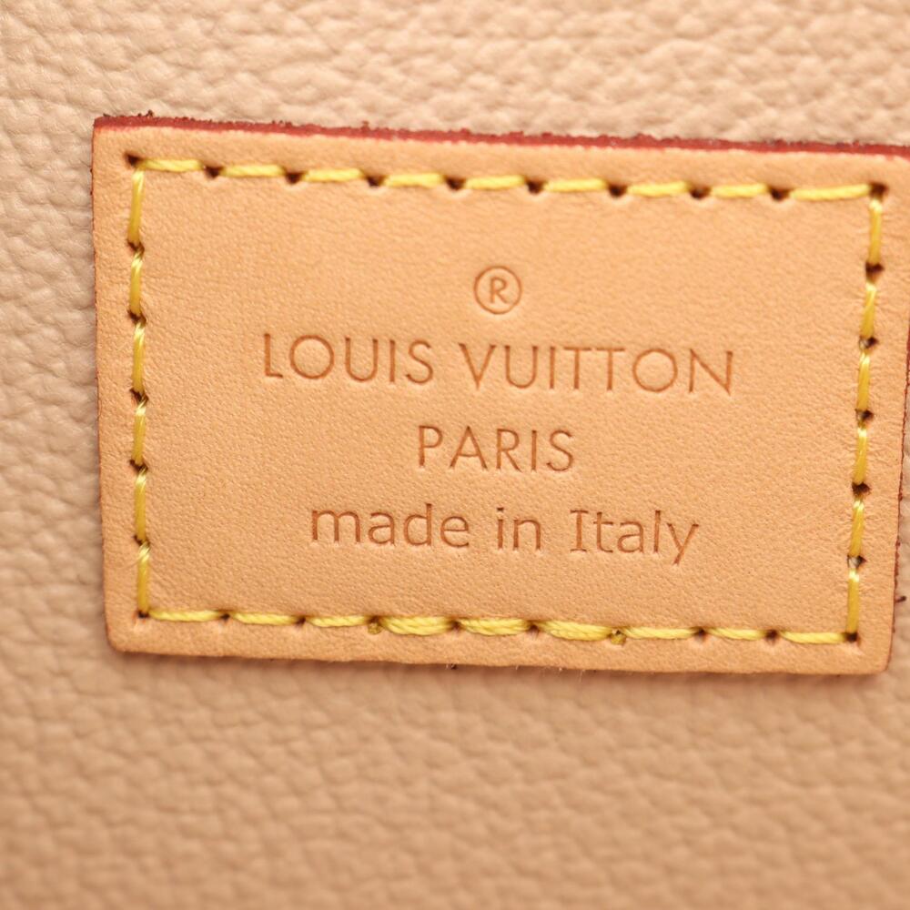 Louis Vuitton Nice Top Handle Bag Canvas Leather Monogram Brown - Picture 4 of 6